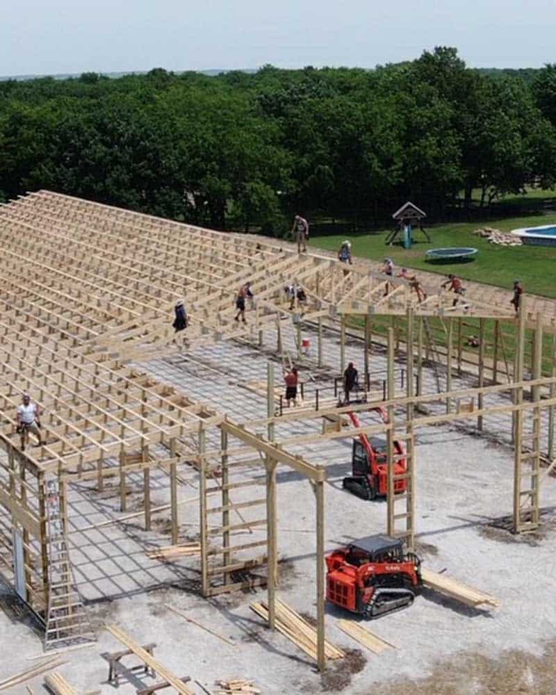 pole barn construction meadows buildings